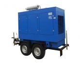 ССМ ЭД-75-Т400-2РКМ2 (Marelli) в шумозащитном кожухе на шасси с АВР