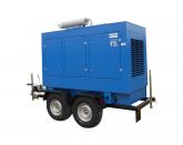 ССМ ЭД-200-Т400-2РПМ2 в погодозащитном кожухе на шасси с АВР